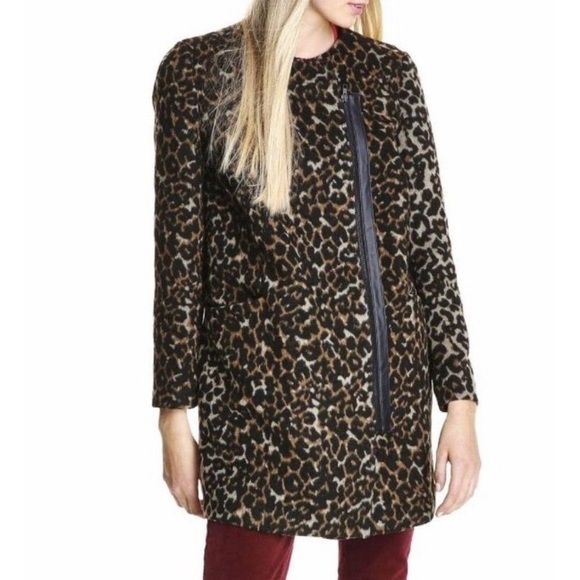 Joe Fresh Leopard Print Jacket - Picture 2 of 6